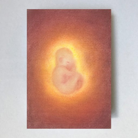 Postkaart Baby Blauw (Lot Bouwes) met envelop