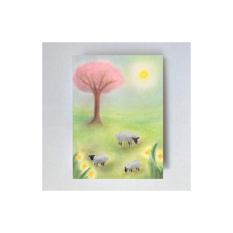 Postkaart Baby Lotus (Lot Bouwes) met envelop