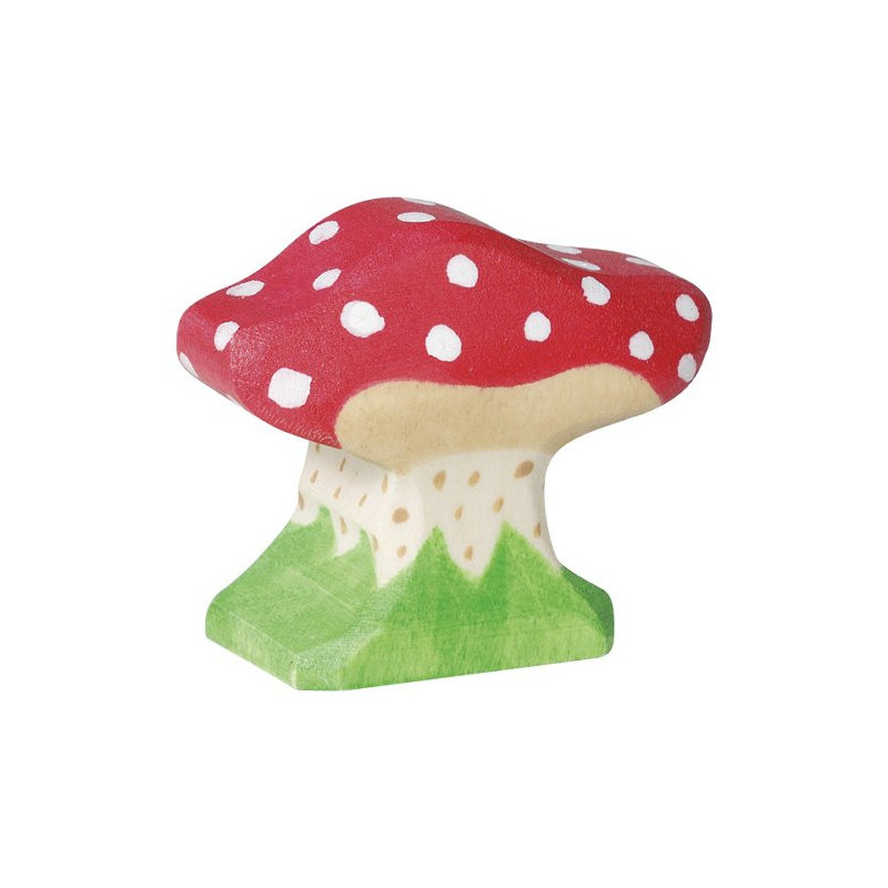 Holztiger paddenstoel klein (80610)