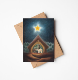 Postkaart met envelop Donkere Draak (De Druktuin)