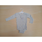 Joha romper naturel met blauwe sterren 85% wol 15% zijde  (60181)