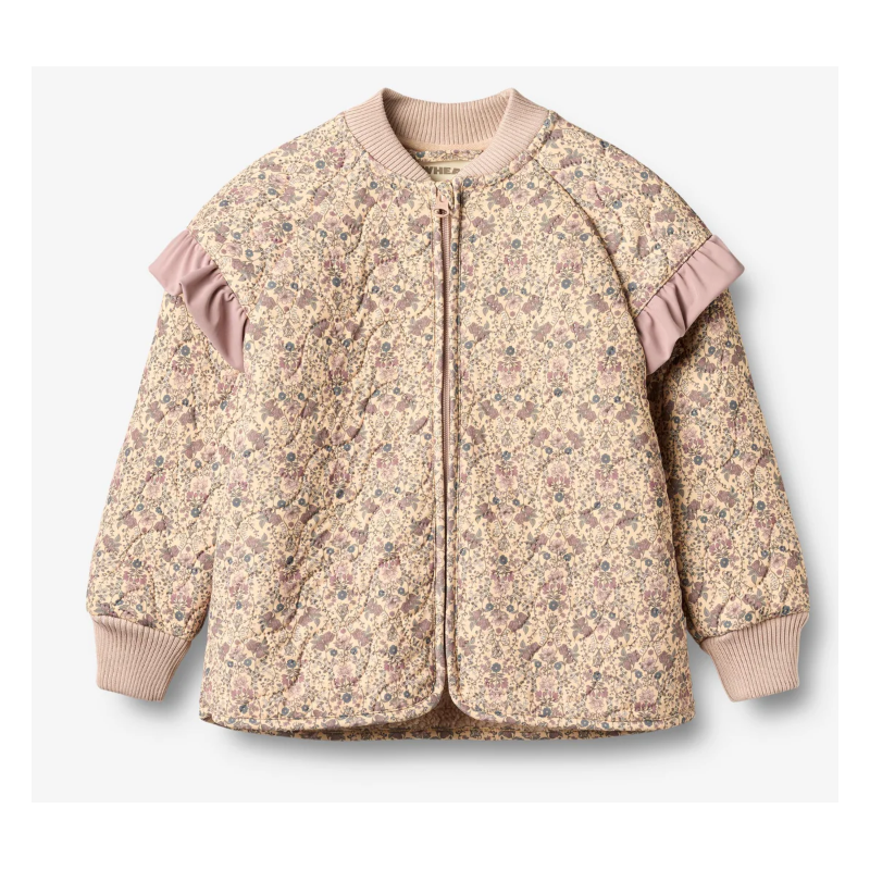 Wheat thermo jas Liv met bloemen (gerecyclede polyester)