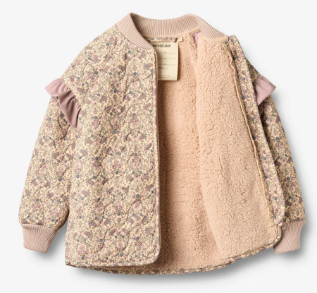 Wheat thermo jas Liv met bloemen (gerecyclede polyester)