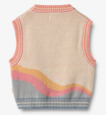 Wheat gebreide katoenen spencer Maria