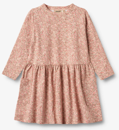 Wheat katoenen sweatshirt jurk met lange mouw Bessie