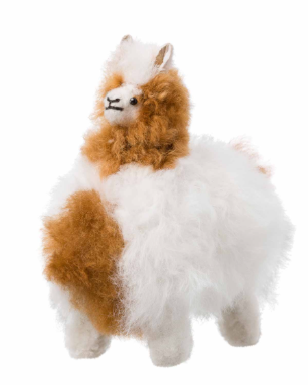 Apu kuntur knuffel Alpaca 10cm wit