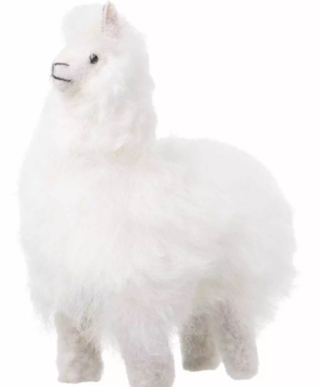Apu kuntur knuffel Alpaca 15cm wit
