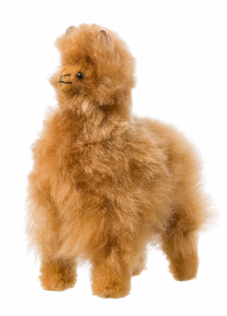 Apu kuntur knuffel Alpaca 15cm bruin