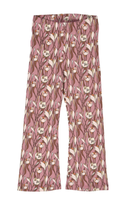 Musli katoenen broek met herfstbloemen