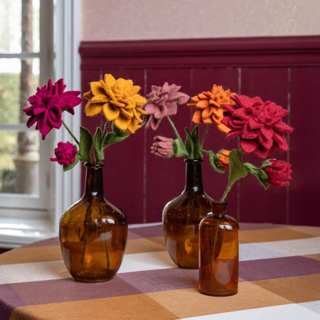 Sjaal met Verhaal dahlia XL verschillende kleuren