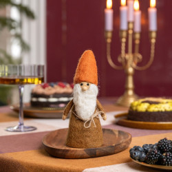 Sjaal met Verhaal indian summer kabouter bruin