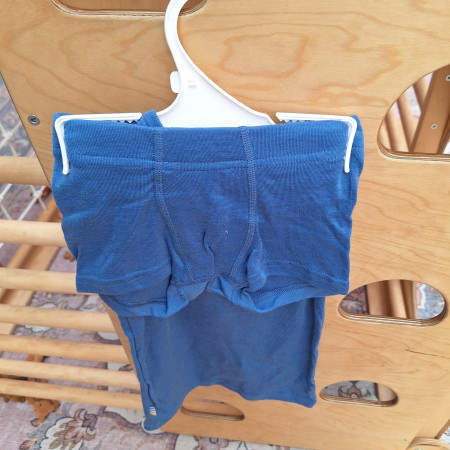 Joha outlet wolzijde  hemd met boxer blauw