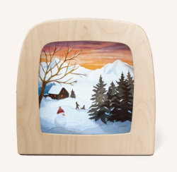 Vogel Geluk - Sleelied silhouet