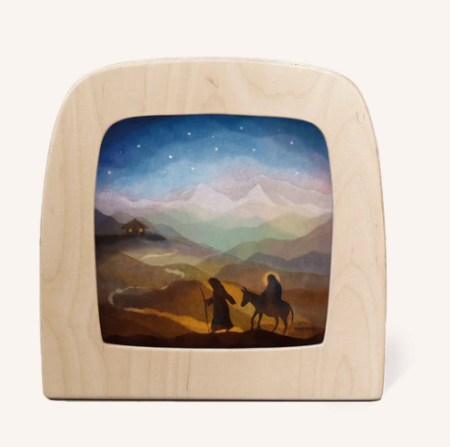 Vogel Geluk - Pelgrimag Silhouette