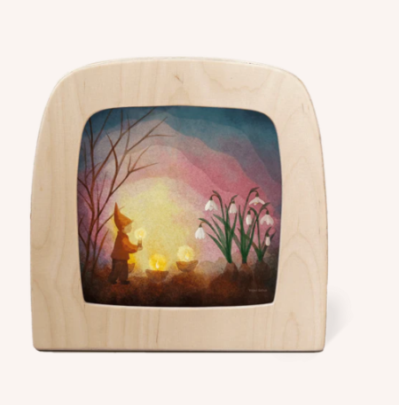 Vogel Geluk - Kindling spring Silhouette