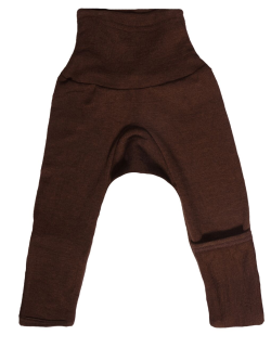 Cosilana pants with socks (foldable) 70% wool 30% silk brown (71018)