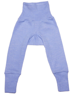 Cosilana pants cotton/wool/silk blue  (91016)