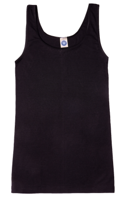 Cosilana undershirt wool silk black (710430)