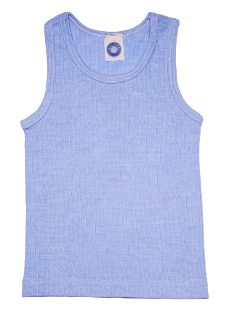 Cosilana sleeveless vest soft blue (91230)