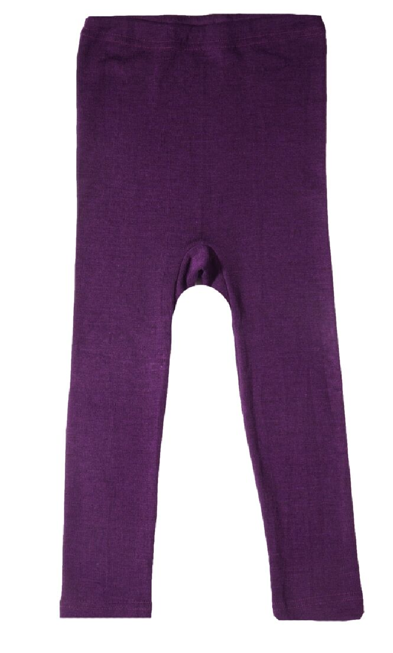 Cosilana leggings 70% wool 30% silk purple (71212)
