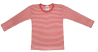 Cosilana lange mouw shirt 70% wol 30% zijde rood gestreept