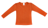 Cosilana long sleeve shirt 70% wool 30% silk orange (71233)