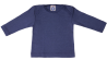 Cosilana lange mouw t-shirt met envelophals 70% wol 30% zijde navy