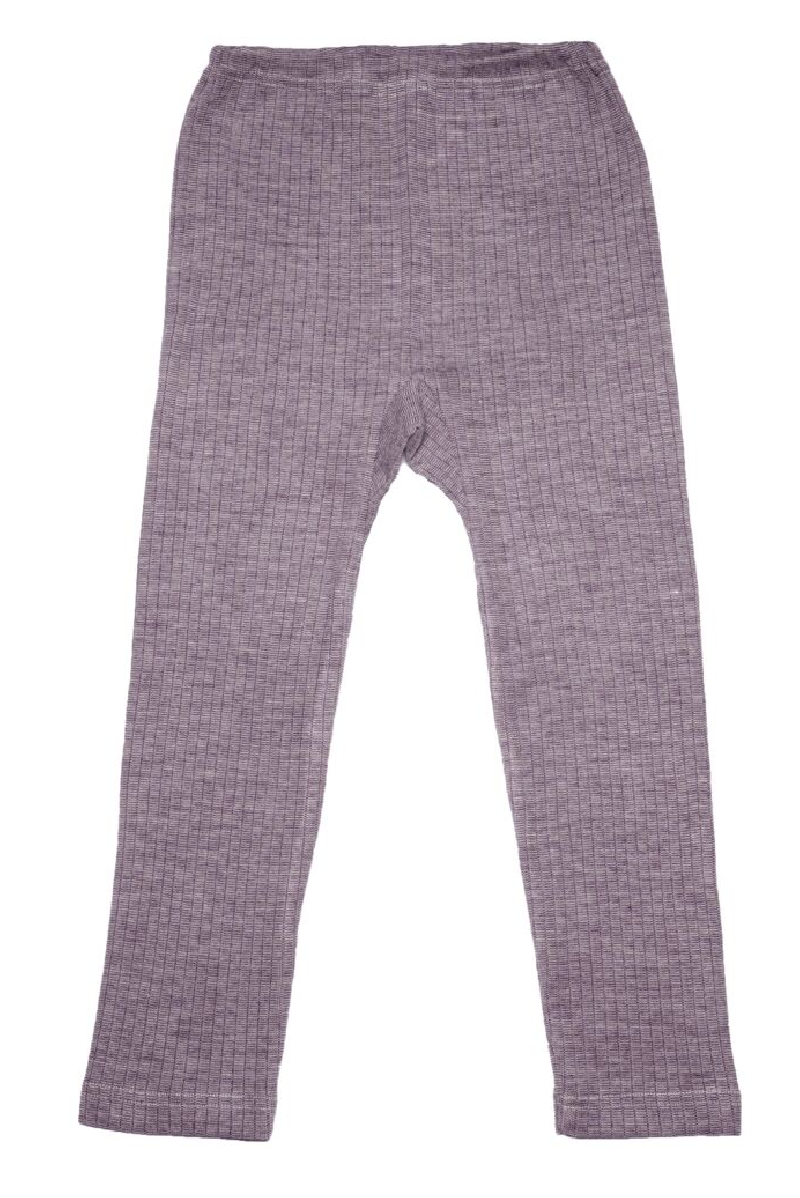 Cosilana legging katoen/wol/zijde paars