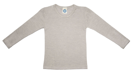 Cosilana longsleeve cotton/wool/silk grey (91233)