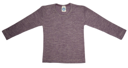 Cosilana longsleeve cotton wool silk  purple (91233)