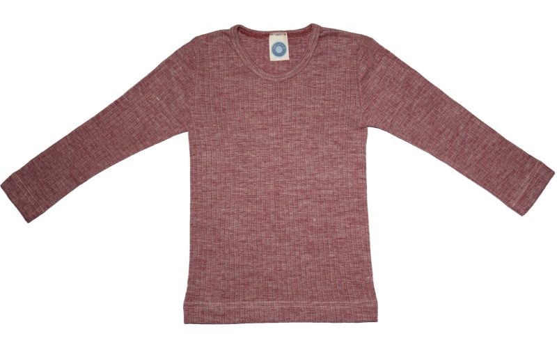 Cosilana longsleeve katoen/wol/zijde bruin (91233)