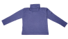 Cosilana wool silk  longsleeve with turtle neck purple (71299)