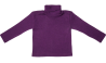 Cosilana wool silk  longsleeve with turtle neck purple (71299)
