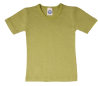 Cosilana short sleeve shirt wool silk green (71232)