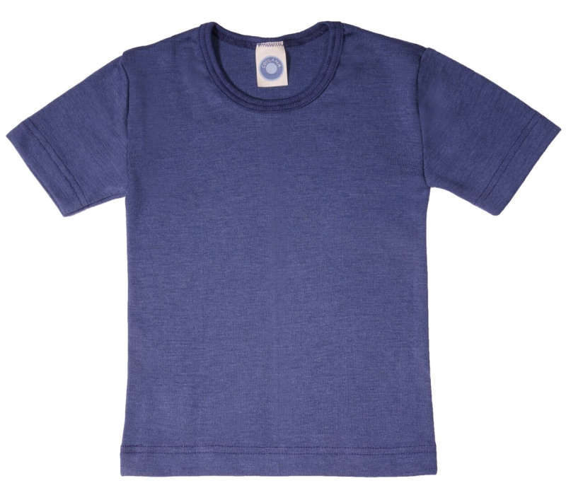 Cosilana tshirt wol/zijde navy