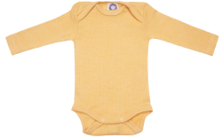 Cosilana body long sleeved brown cotton/wool/silk (91053)