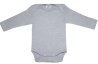 Cosilana body long sleeved brown cotton/wool/silk grey  (91053)