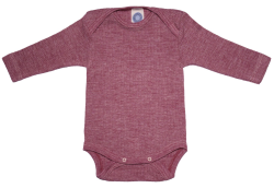 Cosilana body long sleeved brown cotton/wool/silk (91053)