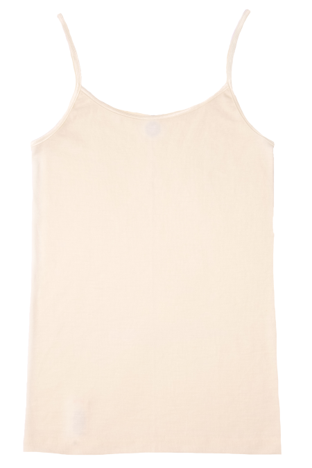 Cosilana spaghetti undershirt wool/silk natural (710431)