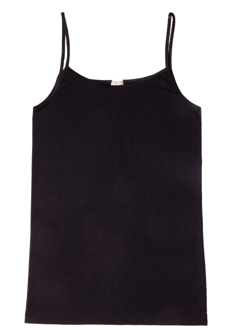 Cosilana undershirt wool/silk black  (710431)
