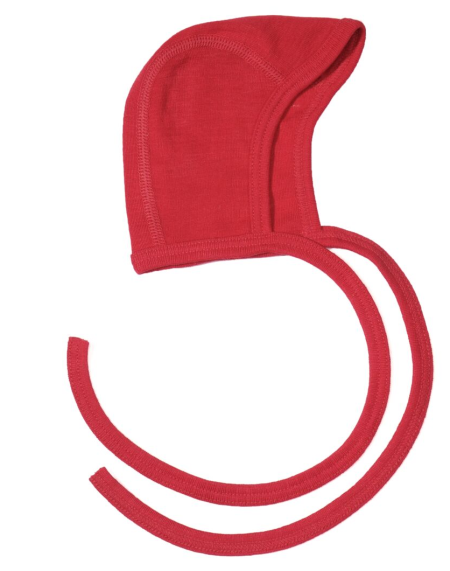 Cosilana strikmutsje 70% wol 30% zijde rood