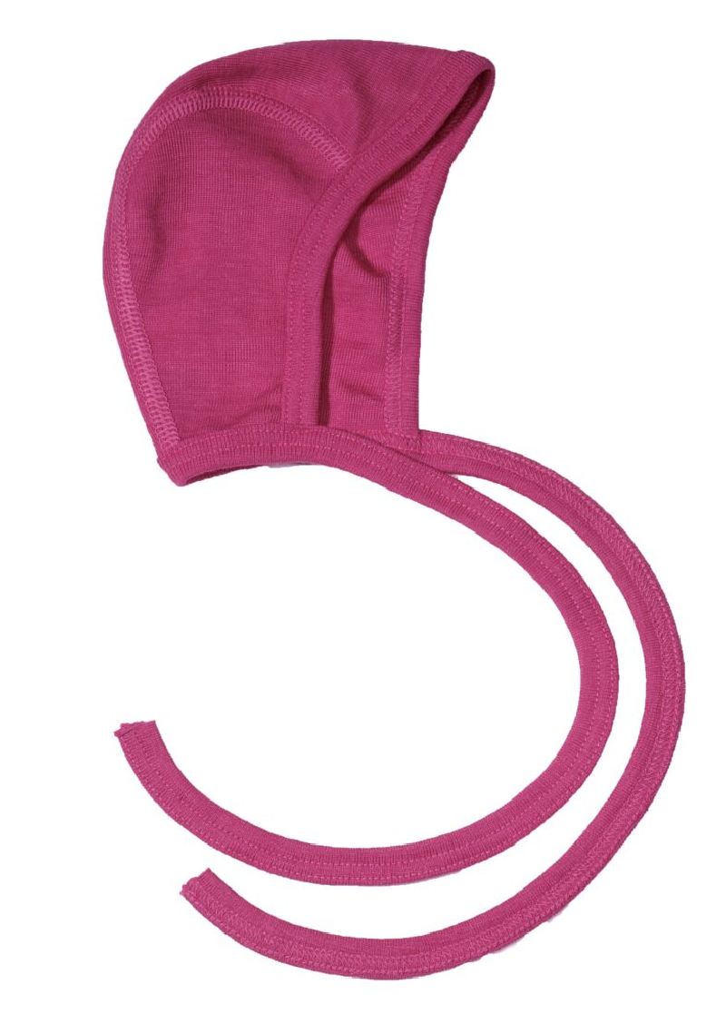 Cosilana baby bonnet 70% wool 30% silk pink (71090)