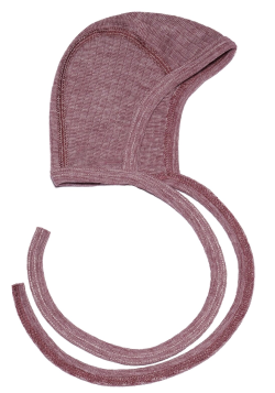 Cosilana baby bonnet cotton wool silk soft blue (91090)