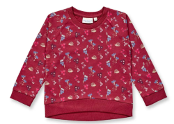 Sense Organics katoenen sweatshirt bloemetjes en egels DENA