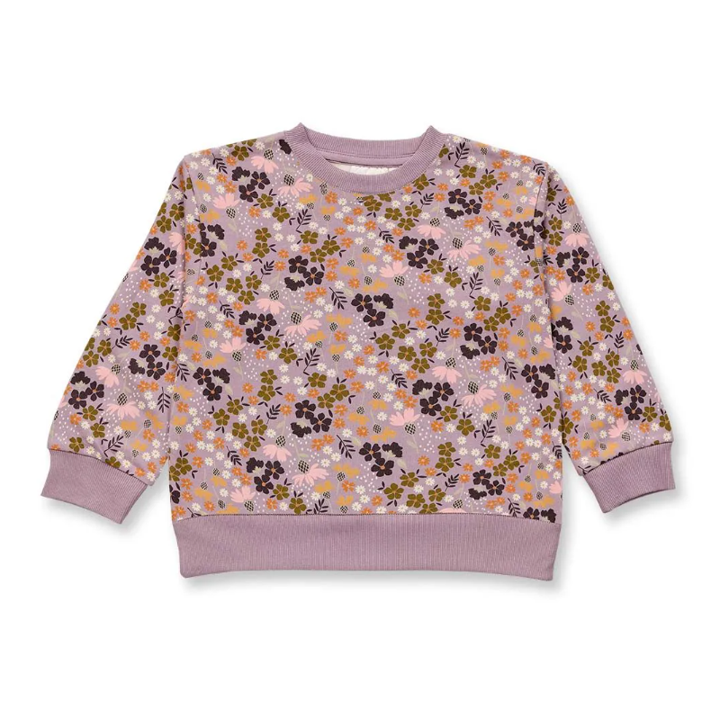 Sense Organics sweatshirt DARI aop flowers