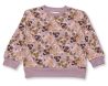 Sense Organics katoenen sweatshirt paars met bloemetjes DARI