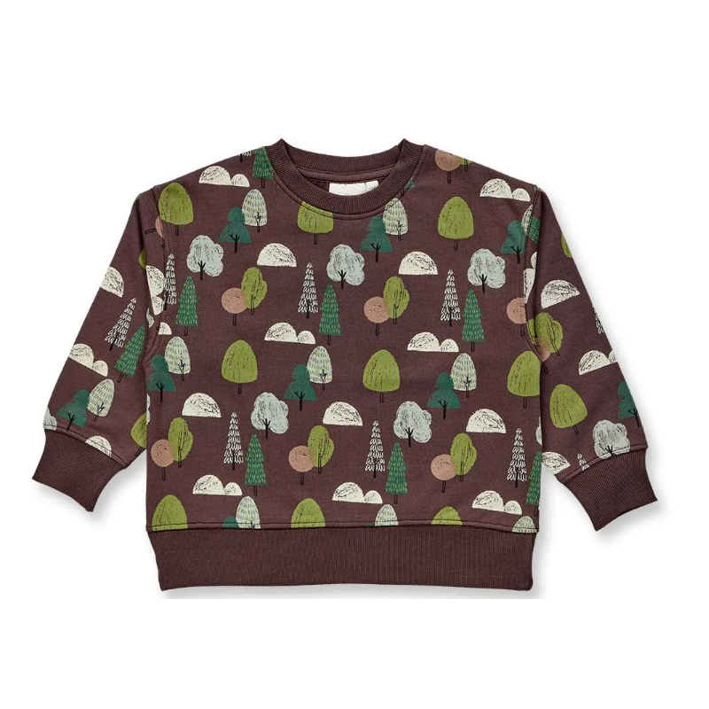 Sense Organics sweatshirt DARI trees
