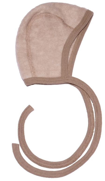 Cosilana wolkatoenfleece mutsje latte macchiatto (48939)