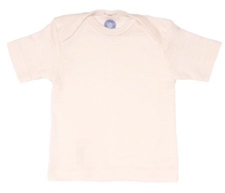 Cosilana tshirt korte mouw naturel 70% wol 30% zijde