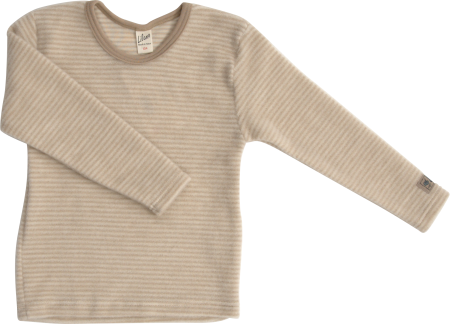 ilano brushed woolen sweater sand striped